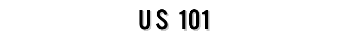 U_S_ 101 font
